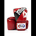 Рукавички боксерські з бинтами Fairtex BGV1 Nation Print 14 унцій, червоні