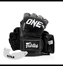 Рукавички греплінгові для ММА Fairtex FGV12 ONE розмір L, чорні