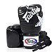 Рукавички боксерські з бинтами Fairtex BGV1 Nation Print 16 унцій, чорні