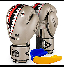 Рукавички боксерські з капою Phantom Fight Squad 16 унцій, бежевий