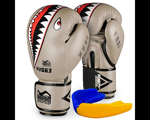 Рукавички боксерські з капою Phantom Fight Squad 16 унцій, бежевий