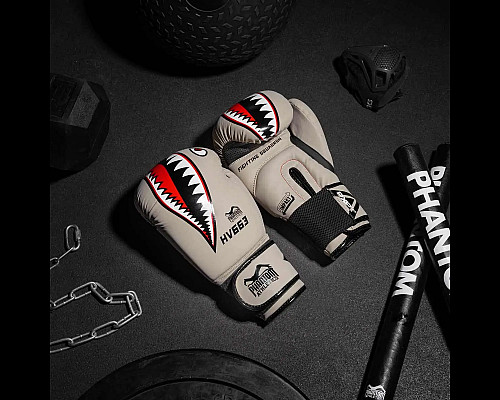 Рукавички боксерські з капою Phantom Fight Squad 16 унцій, бежевий