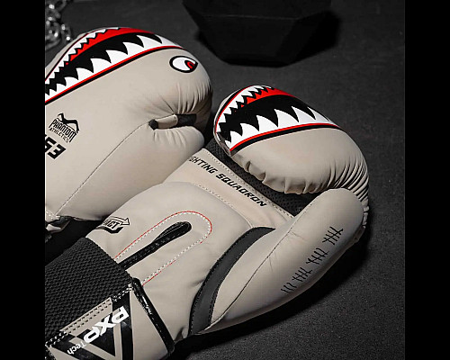 Рукавички боксерські з капою Phantom Fight Squad 16 унцій, бежевий