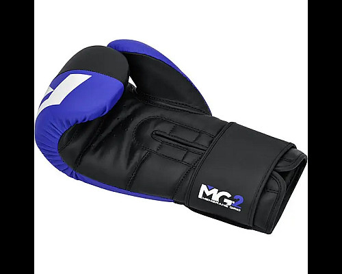 Рукавички боксерські з капою RDX F4 Hook&Loop розмір 10 унцій, чорно-сині