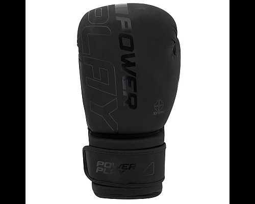 Рукавички боксерські PowerPlay 3024 Ultra Mat розмір 12 унцій, чорні