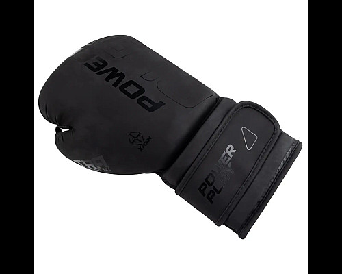 Рукавички боксерські PowerPlay 3024 Ultra Mat розмір 12 унцій, чорні