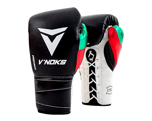 Рукавички боксерські V`Noks Mex Pro 12 унцій, різнокольорові