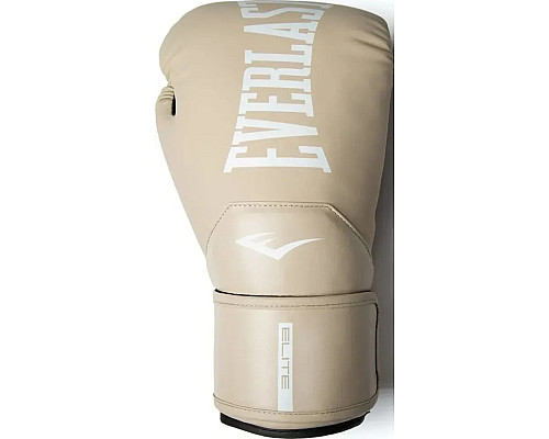 Боксерські рукавиці Everlast ELITE 2 BOXING GLOVES 14 унцій, бежеві