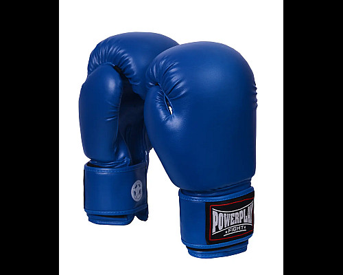 Рукавички боксерські PowerPlay 3004 Classic розмір 14 унцій, сині