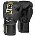Боксерські рукавиці Everlast ELITE 2 BOXING GLOVES 16 унцій, чорно-золотисті