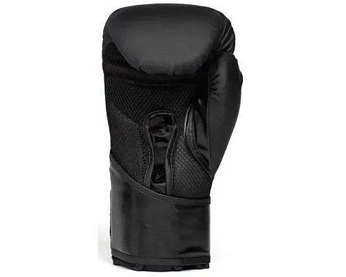 Боксерські рукавиці Everlast ELITE 2 BOXING GLOVES 16 унцій, чорно-золотисті