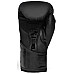 Боксерські рукавиці Everlast ELITE 2 BOXING GLOVES 16 унцій, чорно-золотисті