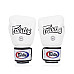 Рукавички боксерські з бинтами Fairtex BGV1 14 унцій, білі