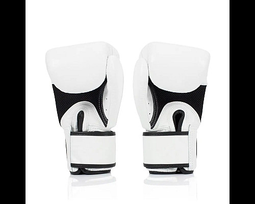 Рукавички боксерські з бинтами Fairtex BGV1 14 унцій, білі