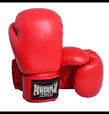 Рукавички боксерські PowerPlay 3004 Classic 12 унцій, червоні
