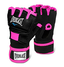 Рукавички боксерські Everlast EVERGEL HAND WRAPS розмір M/L, чорно-рожеві