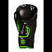 Рукавички боксерські PowerPlay 3018 Jaguar 12 унцій, чорно-зелені