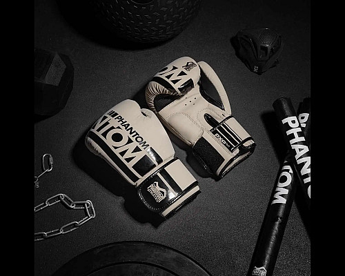 Рукавички боксерські з капою Phantom APEX Sand 16 унцій, бежевий