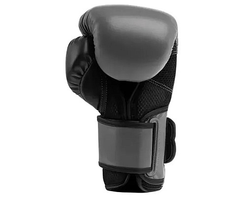 Боксерські рукавиці Everlast POWERLOCK 2R TRAINING GLOVE 16 унцій, сірі