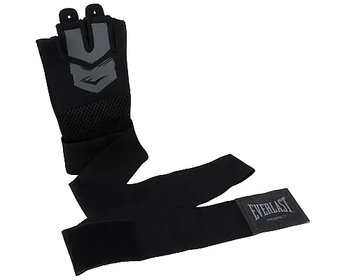 Рукавички боксерські дитячі Everlast PROSPECT QUICK WRAPS розмір S/M, чорні