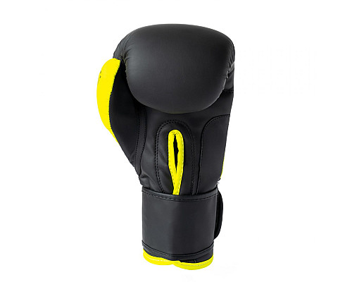 Рукавчки боксерські SPARTAN розмір 10 унцій, чорно-жовті