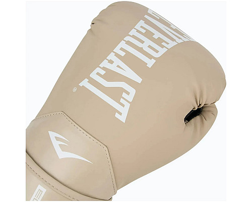 Боксерські рукавиці EVERLAST ELITE 2 BOXING GLOVES 16 унцій, бежевиі