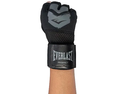 Рукавички боксерські Everlast PROSPECT QUICK WRAPS розмір L/XL, чорні