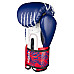 Рукавички боксерські з бинтами Phantom Muay Thai 16 унцій, сині