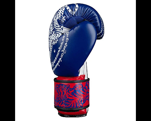 Рукавички боксерські з бинтами Phantom Muay Thai 16 унцій, сині