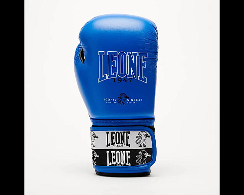 Рукавички боксерські з бинтами Leone GN208 ICONIC розмір 16 унцій, сині