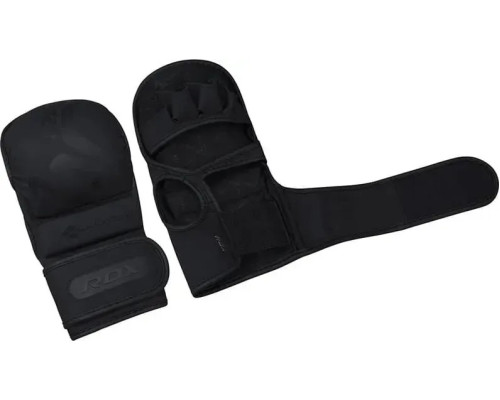 Тренувальні рукавиці для ММА RDX GRAPPLING GLOVES SHOOTER T-15 розмір XL, чорний