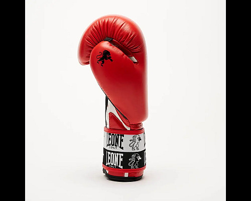 Рукавички боксерські з бинтами Leone GN208 ICONIC розмір 12 унцій, червоні