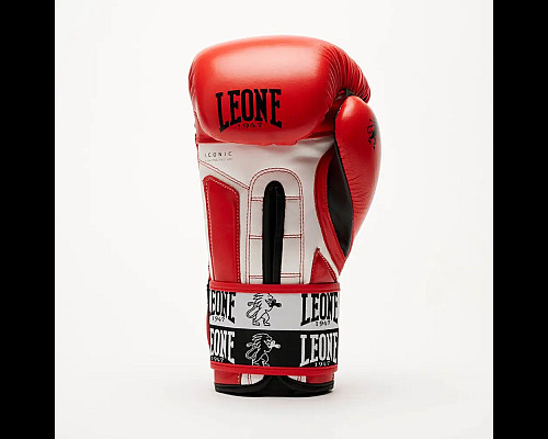 Рукавички боксерські з бинтами Leone GN208 ICONIC розмір 12 унцій, червоні