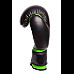 Рукавички боксерські PowerPlay 3004 JR Classic 6 унцій, чорно-зелені