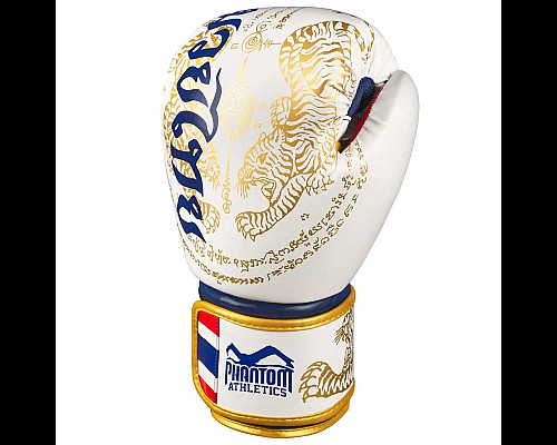 Рукавички боксерські з бинтами Phantom Muay Thai Limited Edition 12 унцій, золотисті