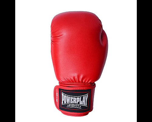 Рукавички боксерські PowerPlay 3004 Classic 10 унцій, червоні