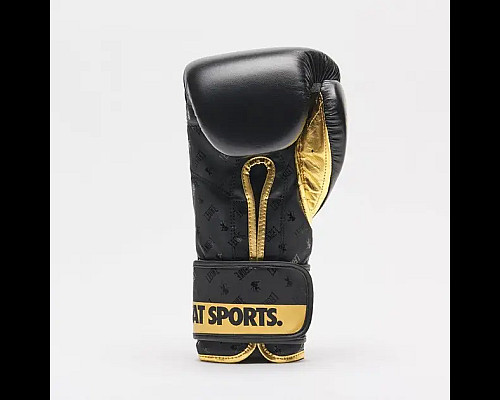 Рукавички боксерські з бинтами Leone GN220 DNA розмір 10 унцій, чорні