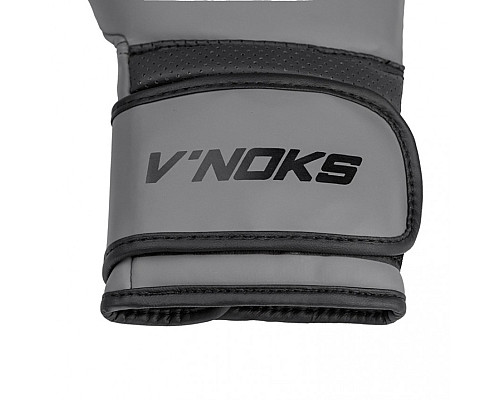 Рукавички боксерські V`Noks Ultima 10 унцій, сірі