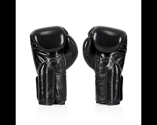 Рукавички боксерські з бинтами Fairtex Super Sparring BGV5 10 унцій, чорні