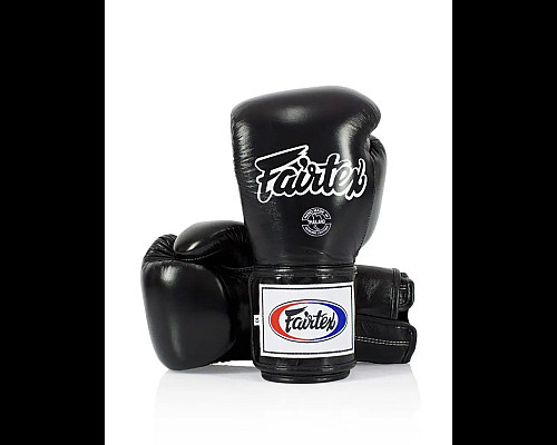 Рукавички боксерські з бинтами Fairtex Super Sparring BGV5 10 унцій, чорні