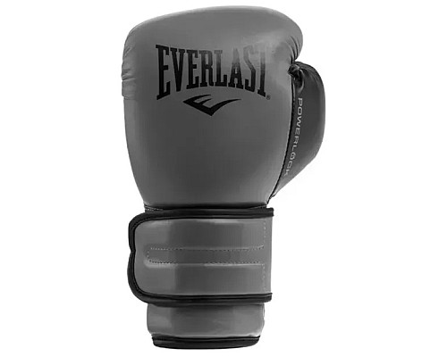 Боксерські рукавиці Everlast POWERLOCK 2R TRAINING GLOVE 14 унцій, сірі