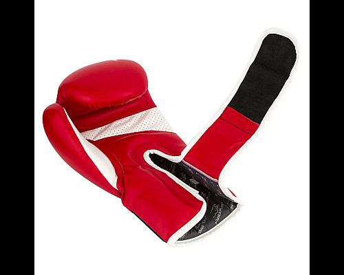 Рукавички боксерські PowerPlay 3018 Jaguar 14 унцій, червоні
