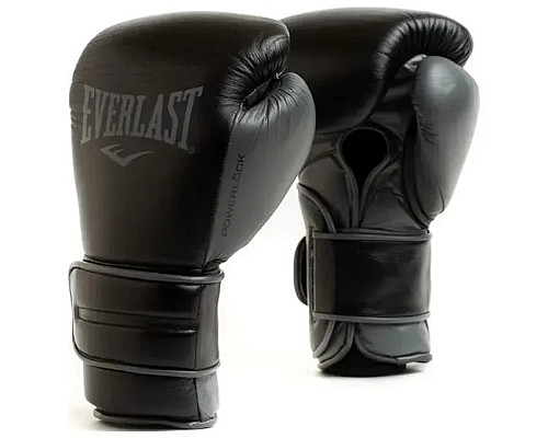 Боксерські рукавиці EVERLAST POWERLOCK 2 PRO TRAINING H&L GLOVE 16 унцій, чорні