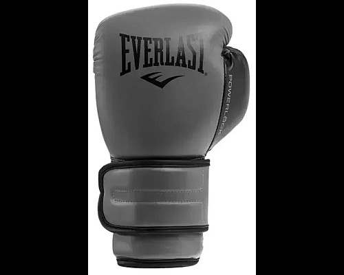 Боксерські рукавиці Everlast POWERLOCK 2R TRAINING GLOVE 10 унцій, сірі