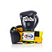 Рукавички боксерські з бинтами Fairtex Mexican BGV9 10 унцій, синьо-жовті