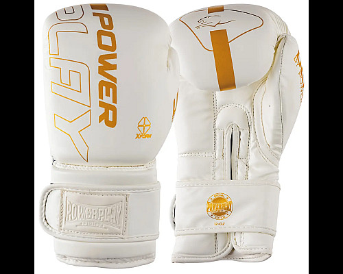Рукавички боксерські PowerPlay 3089 Alpha розмір 16 унцій, білі
