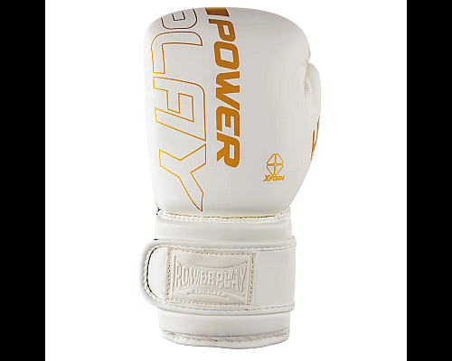 Рукавички боксерські PowerPlay 3089 Alpha розмір 16 унцій, білі