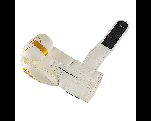 Рукавички боксерські PowerPlay 3089 Alpha розмір 16 унцій, білі