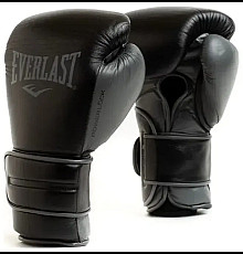 Боксерські рукавиці Everlast POWERLOCK 2R TRAINING GLOVE 10 унцій, чорні