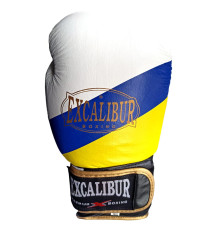 Рукавички боксерські Excalibur Ukraine Flag 8070-03 10 унцій